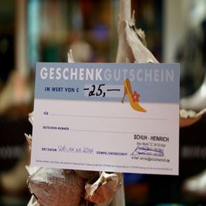 SchuhWerk-Gutschein im Wert von 25 €