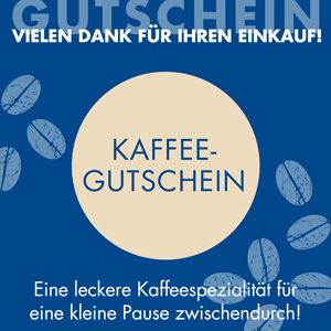 2 Gutscheine für jeweils eine Kaffeespezialität